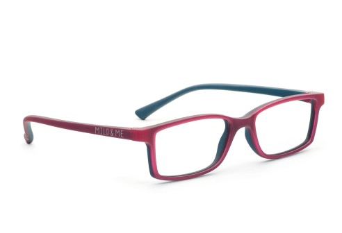 Harper framboos / donkerblauw