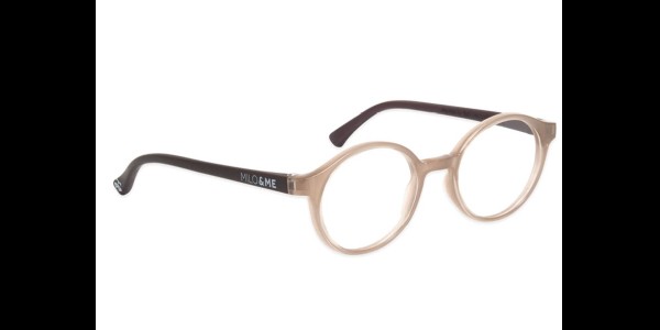 Charly licht bruin / bruin half transparant