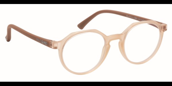 Billie nude / terracotta half transparant