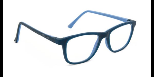 Elia donkerblauw / denim licht blauw